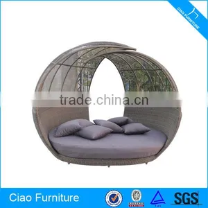 Outdoor Rattan New Design Sunbed thumbnail-1