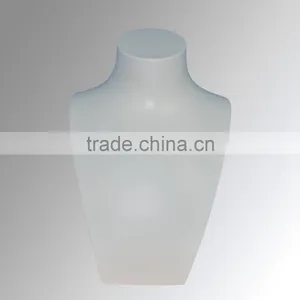 New Fashion Jewelry White Necklace Stand Bust Forms Mannequin Display thumbnail-2