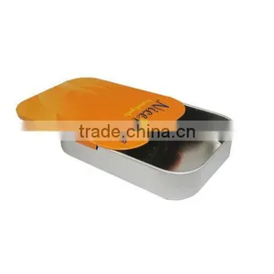 Custom Design Round Food Grade Slide Tin Case thumbnail-1