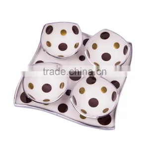 Aluminium Tableware | Aluminium Enamel Tray With 4 Bowl thumbnail-1
