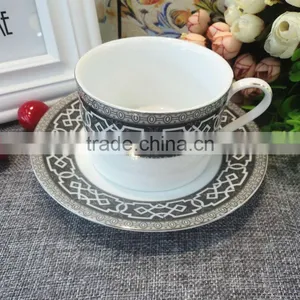 Chaozhou Porcelain Ceramic Coffee Cups and Saucers Set Manufacturer thumbnail-1