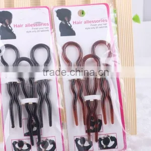 Plastic Hairpin Lastic Hairpin Hair Maker Lucky Hair Style Maker Tools Fat Plug Wave Plate First Hairpin 3 Hair Accessory thumbnail-1
