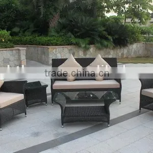 Garden Furniture Rattan Patio Sofa thumbnail-1