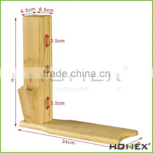 Bamboo Funny Wine Bottle Holder /wine Storage Stand Homex-BSCI thumbnail-1