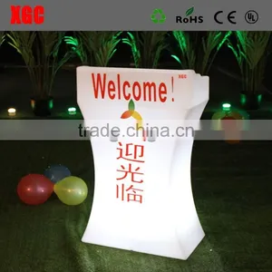 Led Glowing Cocktail Table Outdoor 16 Color Illuminated Table for Sales thumbnail-1