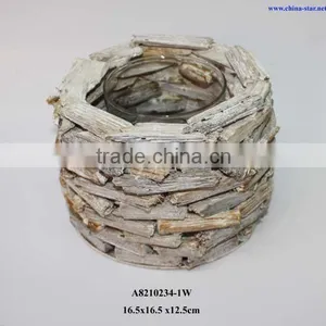 Wooden Candle Holder thumbnail-1