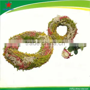 12" Spring Corn Wreath Wreath for Floral thumbnail-1