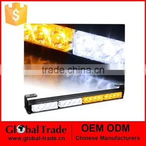 16Led 40CM Long Bar Amber Light Bar Car Dash Strobe Flashing Emgergency Warning Police Fireman Daytime Work Lamp Light A1927 thumbnail-1