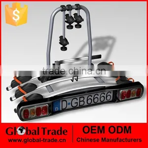 163700 Tilting Cycle Carrier Tow Bar Mounted Camping for 3 Bike thumbnail-1