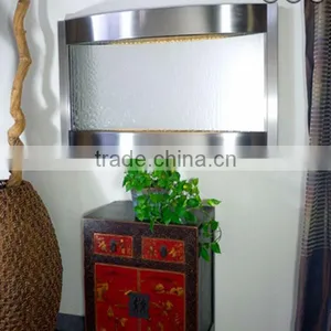 Contempo Luna Horizontal Mirror Wall Fountain for Office Decoration thumbnail-3