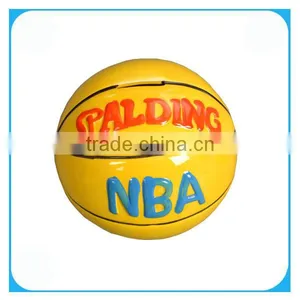 Ceramic SPALDING Basketball Money Box thumbnail-1