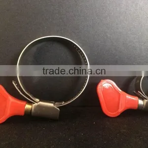 12mm Strainless Steel Standard Germany Style Butterfly Hose Clamps Made in China thumbnail-4