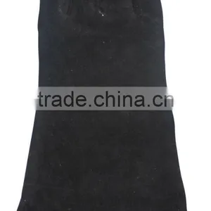 13.5" Stitching CE Approved Black Leather Welding Gloves thumbnail-2