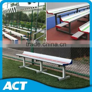 Outdoor Stadium Bench With Plastic Stadium Seats thumbnail-2