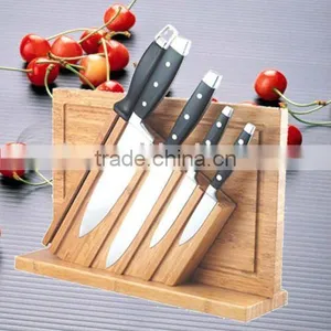 Carving Kitchen Knife Set With Bamboo Cutting Board thumbnail-1