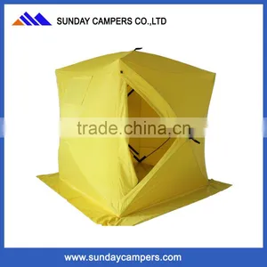 Yellow Color for Camping 2-person Ice Fishing Tent Covers for Sale thumbnail-2