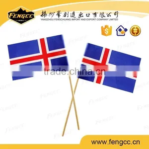 2016 Hot Sale Promotion Cheap Polyester Car Flag Hand Flag thumbnail-1