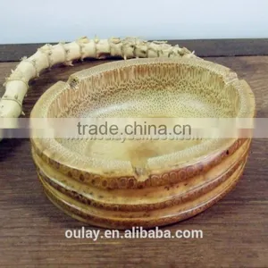 Handmade Bamboo Root Ashtray thumbnail-1