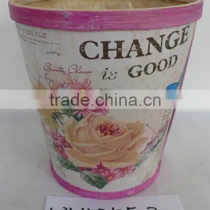 Decal Wooden Flower Pot Wood Pot With Plastic Liner Garden Decoration thumbnail-3