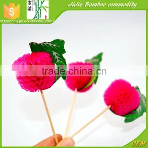 Christmas Decorations Beautiful Paper Honeycomb Ball Food Picks thumbnail-1