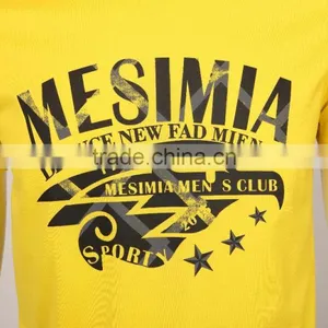 Mens Fashion Design Cotton Plain Bright t Shirt thumbnail-4