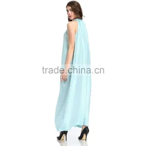 Domin Fashion Guanzhou Factory OEM Ladies Silk Night Dress thumbnail-4