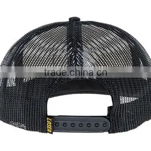 Stylish 5 Panel Black Neon Snapback Trucker Hats thumbnail-4