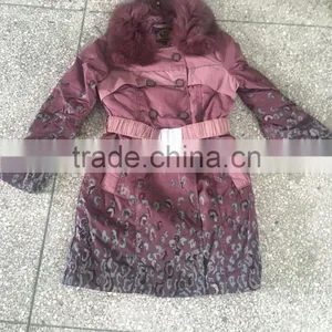 GZY Sheepskin Coat Women Skinny Waterproof Model Outdoors China 2017 Guangzhou Suppier Stock Latest Cheap Export African thumbnail-2