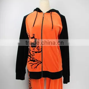 Warm Fashion Oem Clothing Manufacturing Velvet Fabric Sport Wear Brand thumbnail-1