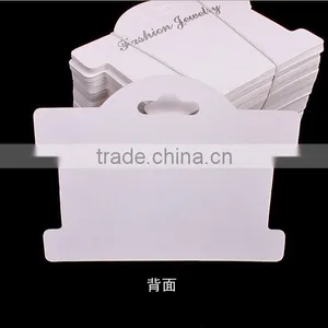 Newest Custom Paper Printed Earring Cards/Brand Logo Custom Printed Packaging Necklace Earring Cards thumbnail-5