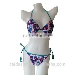 Top Quality Purple Shivering Printing Sexy Women Bikini Swimwear thumbnail-1