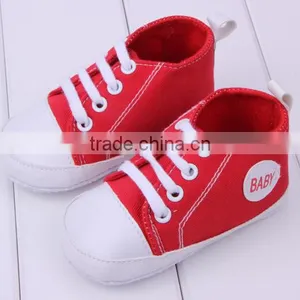 2014 New Baby Product Boys and Girls Canvas Shoe Infant Baby Canvas Shoe thumbnail-2