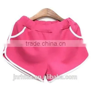 High Quality Loose and Comfortable 100% Cotton Women Sport Shorts thumbnail-1