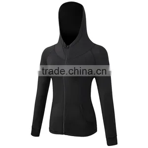 Wholesale High Quality Custom Women Hoody Comfortable Sportswear thumbnail-1