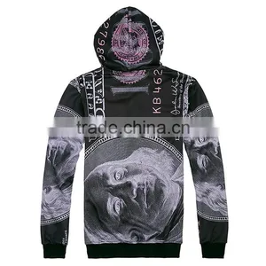 Design Your Own Sublimation Print 3D Long Sleeve Wholesale Camo Hoodie Sweatshirt thumbnail-4