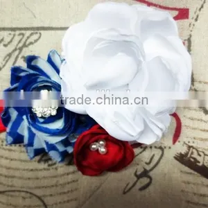Simple and Delicate Girls Sparkle Pearl And Rhinestoned Headband thumbnail-1