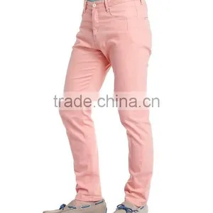 Cheap Price Pink Color Latest Pants Style Long Man Trousers thumbnail-2