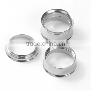 20mm Stainless Steel Ear Stretcher Expander Cylinder Silver Tone Ear Expander Jewelry thumbnail-3