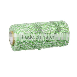 Cotton Jewelry Sewing Thread Cord Fruit Green Stripe 1.5mm, 1 Roll(Approx 100M/Roll) thumbnail-1
