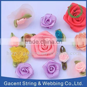 Flower Satin Ribbon Bow Flower Satin Bow thumbnail-1