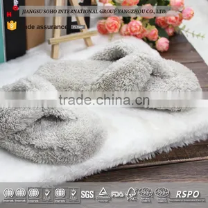 2017 New Comfortable Cotton Velour Hotel Slipper Cotton Spa Slippers Slipper Cutting Machine thumbnail-1