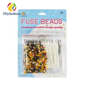Diyfashion 5mm Hama Perler Fuse Beads the Slice of Pizza Set With Puzzle Iron Paper and Twezzer Hama Beads Toys for Kids 18022 thumbnail-2