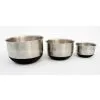 Stainless Mixing Bowl,3pce Silicone Black Mixing Bowl thumbnail-1