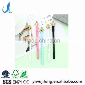New Hot Sale Promotional Crown Diamond Gel Ball Pen School Student Gift thumbnail-1