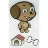Gray Colored Movement Layered Stickers Grey Funny Dog Design Handmade thumbnail-1