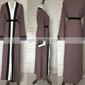 Islamic Clothing Turkish Long Sleeve Islamic Fashion Long Dress Women's Clothing(Mu052004) thumbnail-1