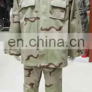 Cheap Custom Three Color Desert Camouflage Military Clothing for Sale thumbnail-2