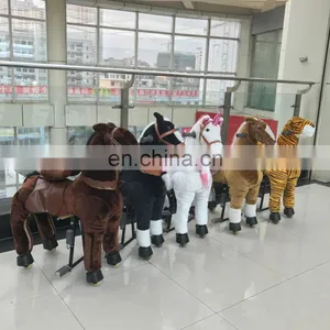 Hot Sale Kid Mechanical Riding Horse Scooter thumbnail-1