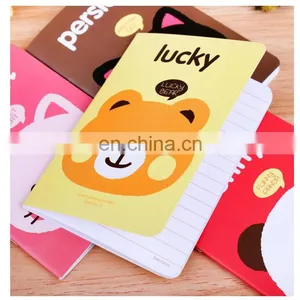 Promotional Cheap Price Cartoon Staple a5 Notebook/agenda With Line for Exercising thumbnail-4