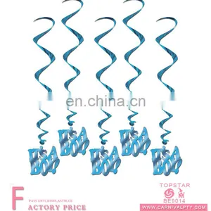 Beautiful Party Hanging Decorations Colorful Happy Party Swirl Acrylic Rod thumbnail-1